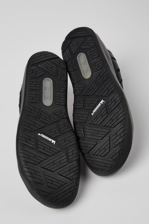 кампер дизајн пеу писта горе-тек црне кожне ципеле за мушкарце