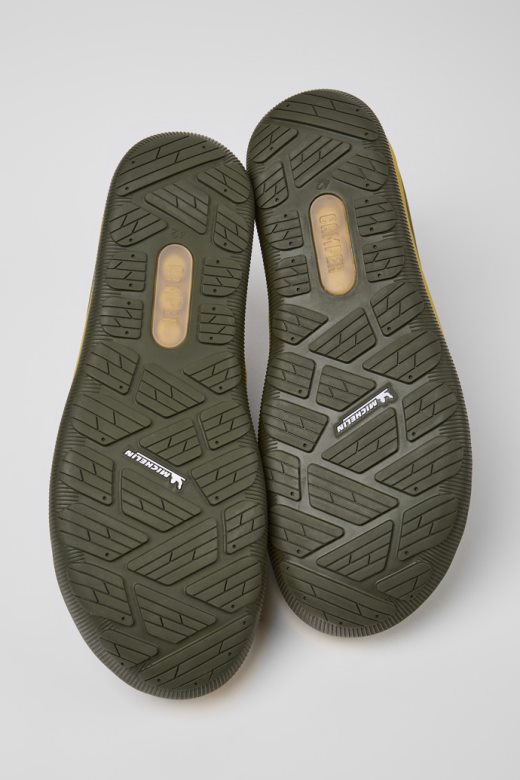 камп пеу писта горе-тек зелене глежњаче од нубука за мушкарце новопридошле