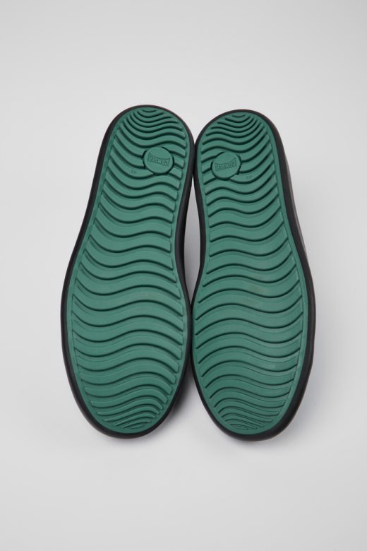 кампер дизајн близанци црне плаве и сиве кожне ципеле за мушкарце