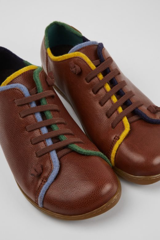 твинс браон коже и вунене ципеле за мушкарце ексклузивни кампер