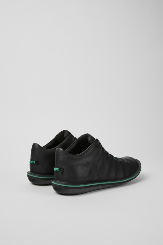 камп буба црне кожне глежњаче за мушкарце новопридошле