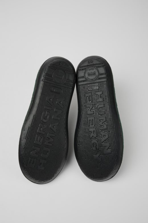 камп буба црне кожне глежњаче за мушкарце новопридошле