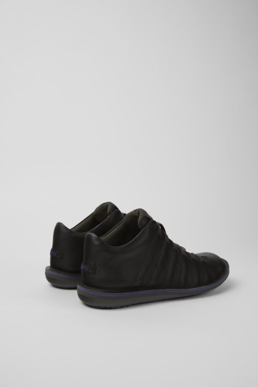 кампер дизајн буба тамно браон кожне глежњаче за мушкарце