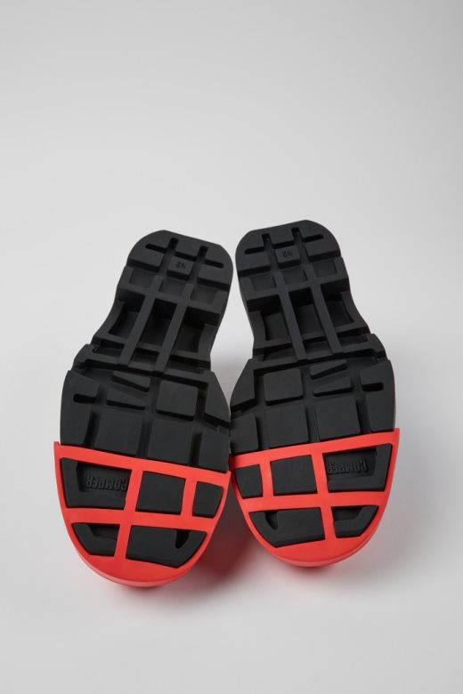 Ексклузивне кампер јунцтион црне кожне ципеле за мушкарце