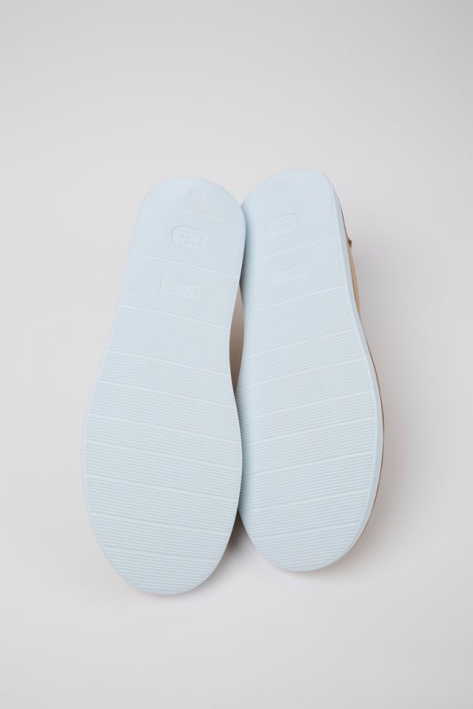 кампер дизајн караван беж ципеле од текстила и нубука за мушкарце