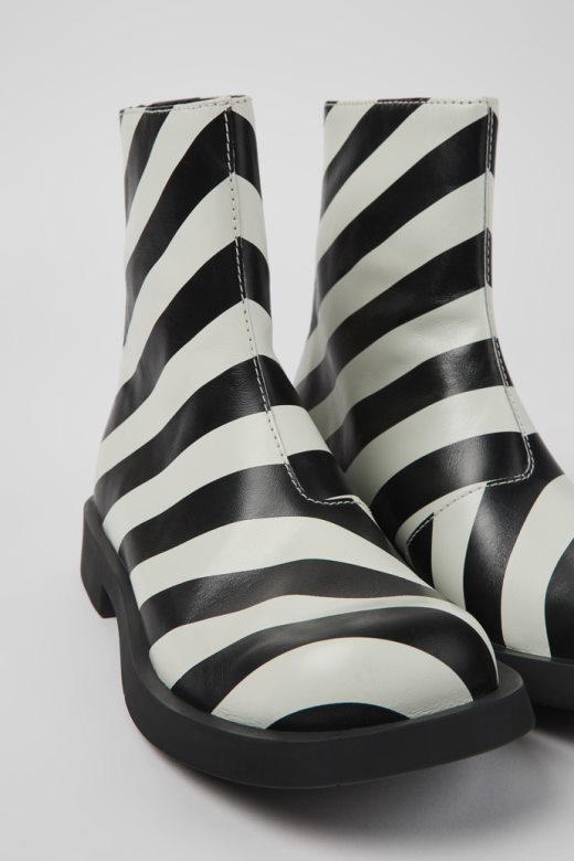 Мил 1978 црно-беле кожне глежњаче за мушкарце ексклузивни кампер