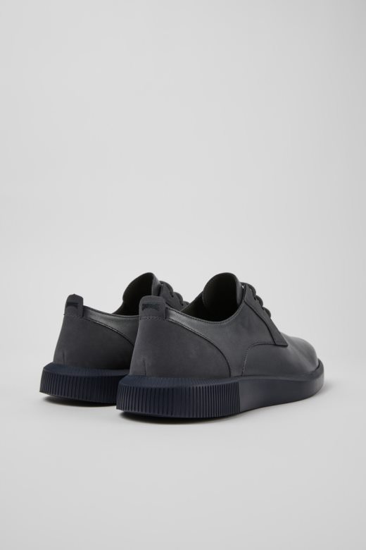 кампер дизајн билл тамносиве ципеле од коже и нубука за мушкарце