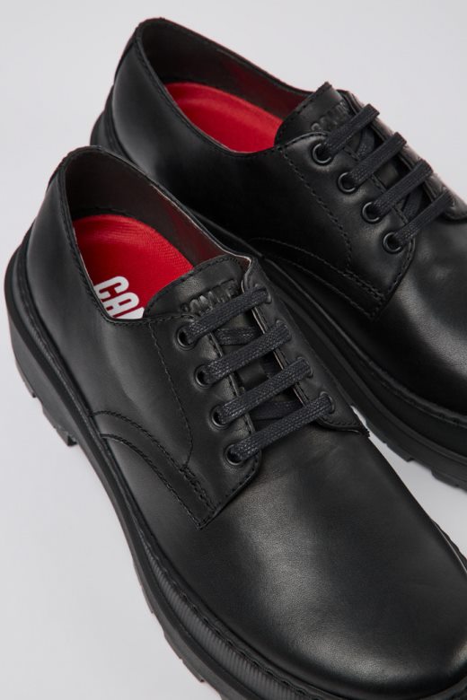 брутус трек мицхелин црне кожне ципеле за мушкарце кампер нови доласци