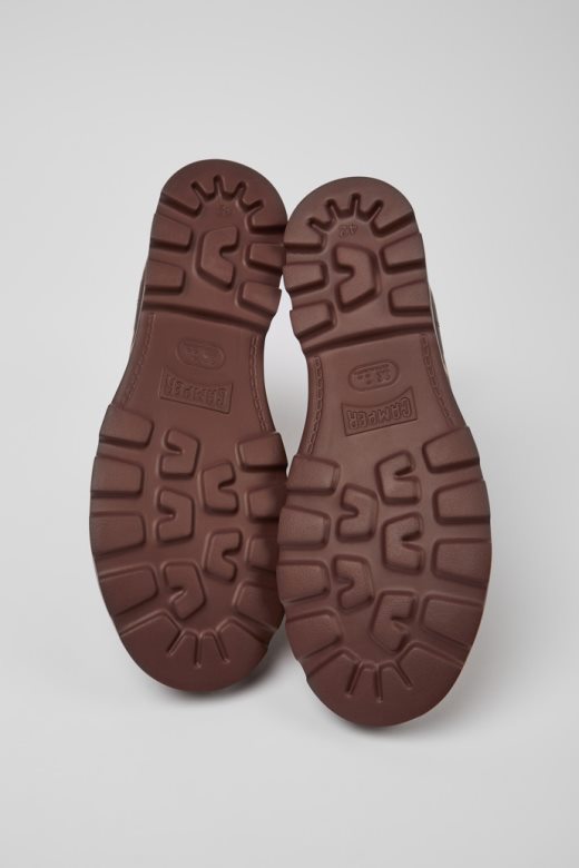 камп брутус бордо и наранџасте кожне глежњаче за мушкарце новопридошле