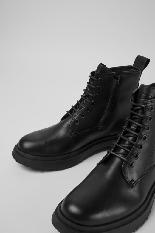 Валден паметне црне чизме са пертлама за мушкарце ексклузивни кампер