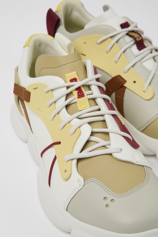 камп твинс разнобојне коже и текстилне патике за мушкарце новопридошле