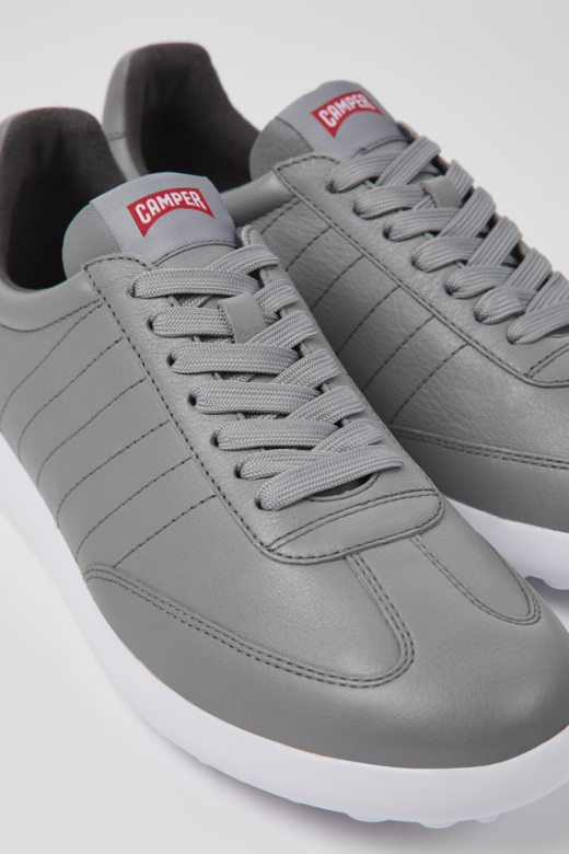 кампер дизајн пелотас клите сиве кожне патике за мушкарце