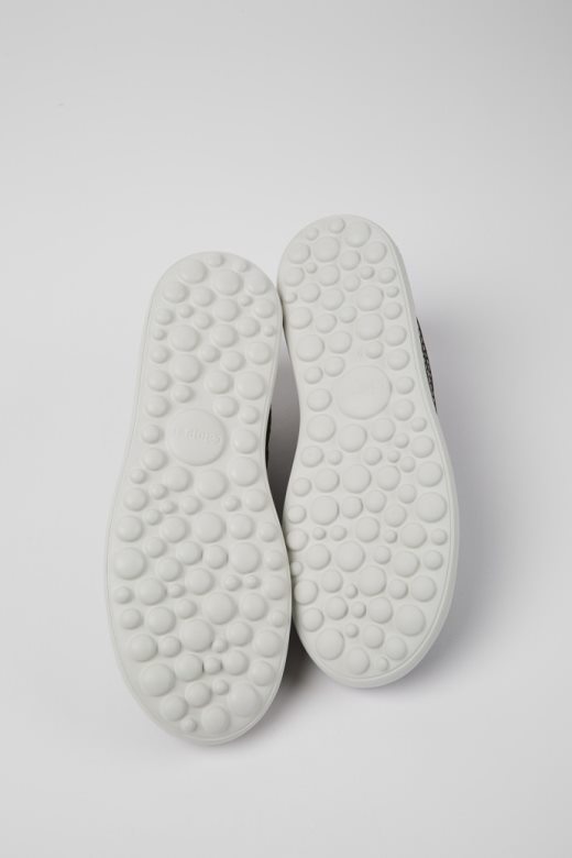 Дизајн пелотас клите тамно сиве кожне патике за мушкарце кампер