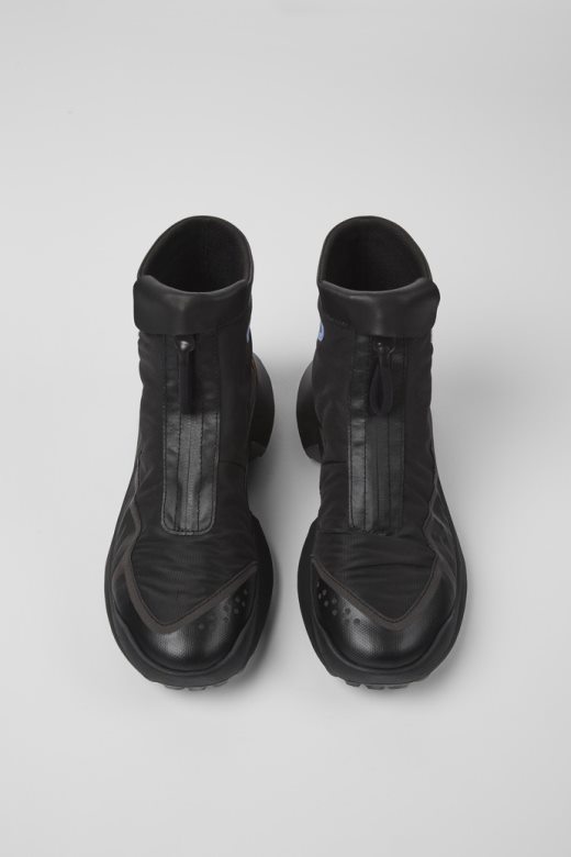 дизајн црцлр горе-тек мушке црне глежњаче са кампером од епе мембране