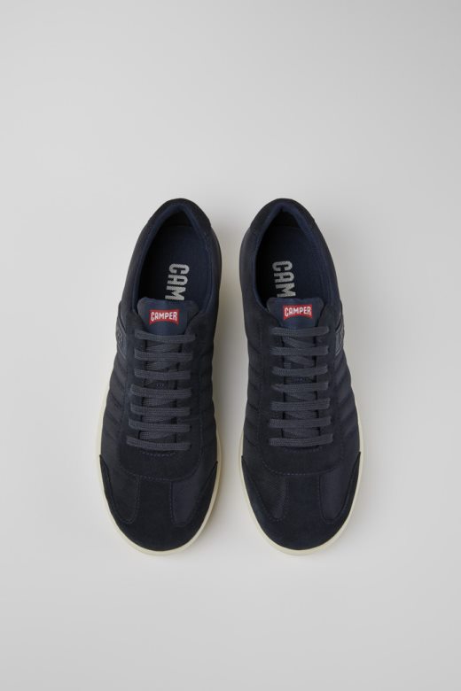 кампер дизајн пелотас клите морнарске ципеле од текстила и нубука за мушкарце