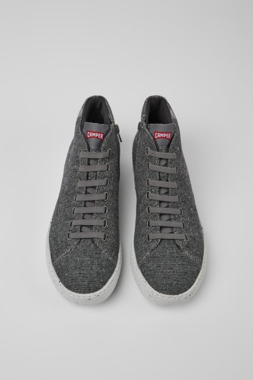 пеу тоуринг сиве и црне патике од рециклаже вуне за мушкарце ексклузивни кампер