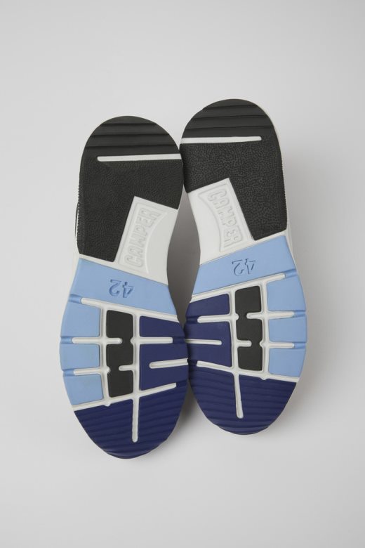 кампер дизајн дрифт црне и црвене текстилне и кожне патике за мушкарце