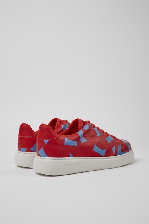 дизајн тркач к21 црвене и плаве штампане патике за мушкарце кампер