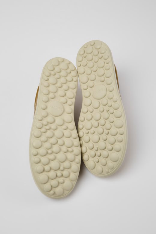 дизајн пелотас клите браон и беж кожне патике за мушкарце кампер