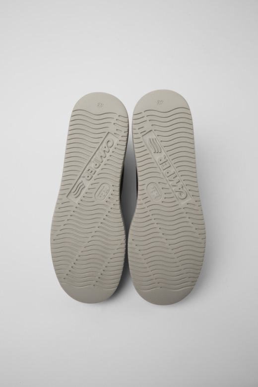 ексклузивне кампер руннер к21 црно-беле кожне патике