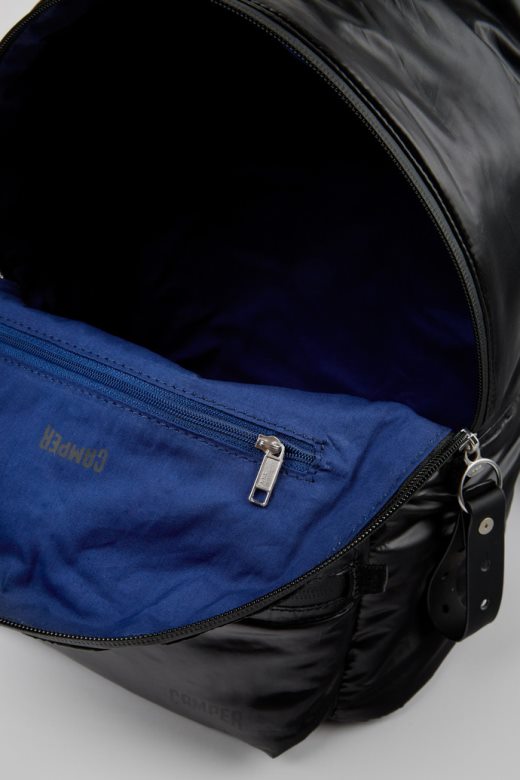 дизајн адо црни рециклирани најлонски руксак кампер