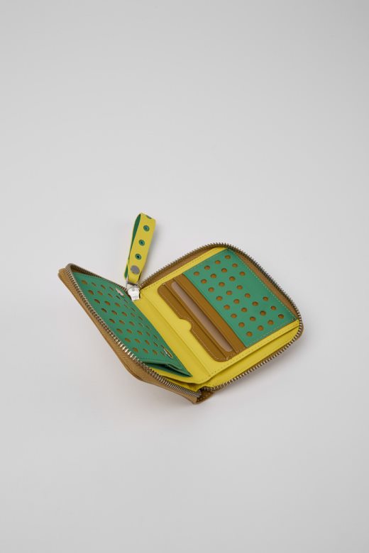 кампер моса браон и жути кожни новчаник нови доласци