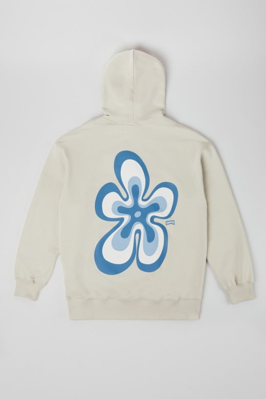 ексклузивна кампер капуљача сива капуљача од органског памука