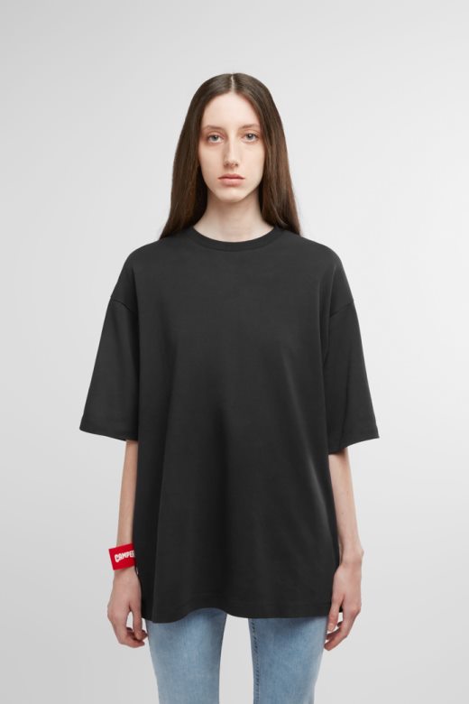 ексклузивна кампер мајица црна мајица са принтом коња позади