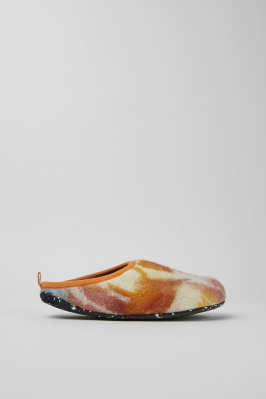 ваби наранџасте и плаве папуче од рециклиране вуне за мушкарце ексклузивни кампер