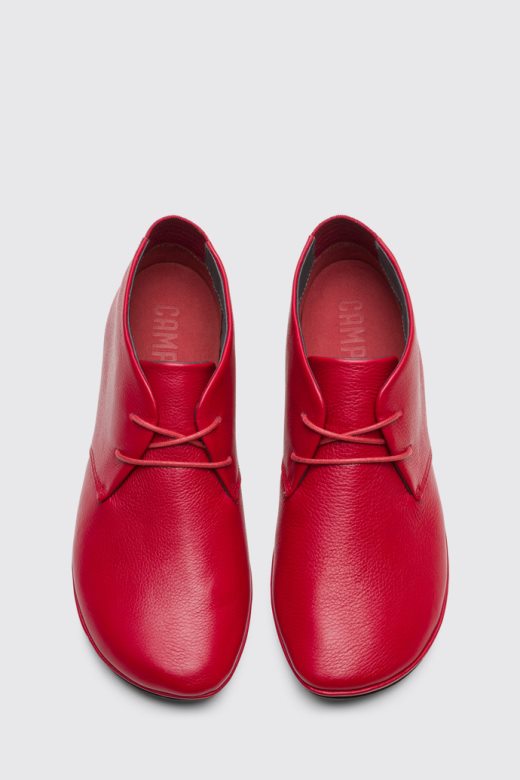 кампер дизајн десно црвена ципела до глежњача за жене