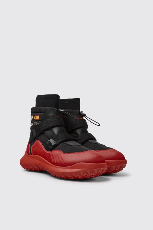 камп к саилгп горе-тек црне и црвене чизме за жене