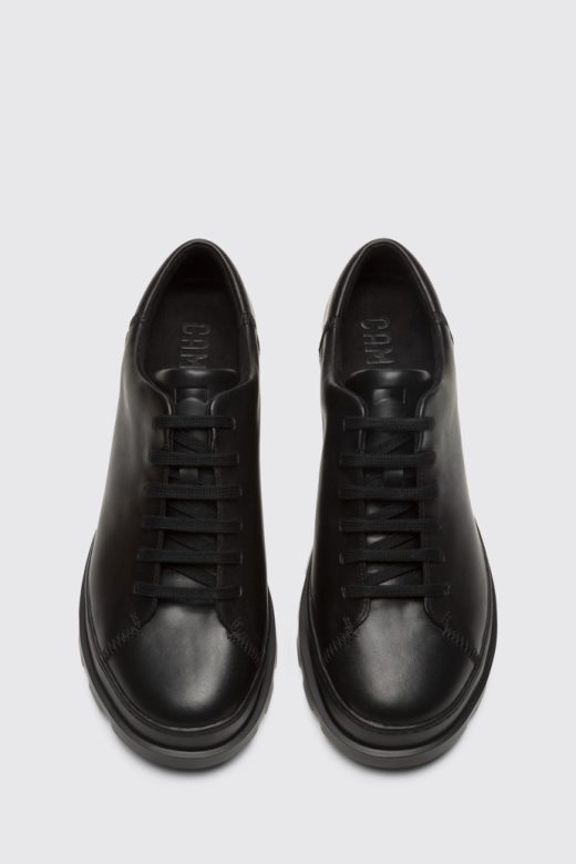 камп брутус црна ципела на пертлање за мушкарце новопридошле