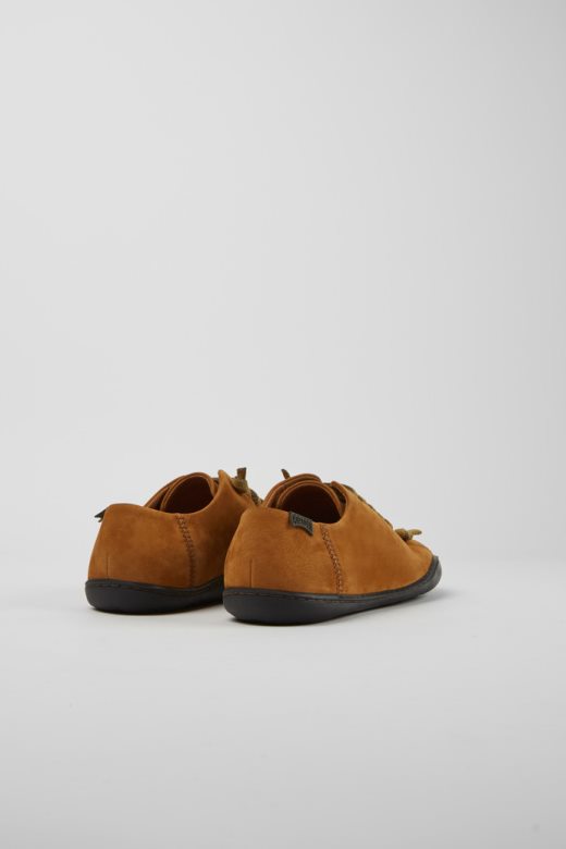 дизајн пеу светло браон ципеле од нубука за жене кампер