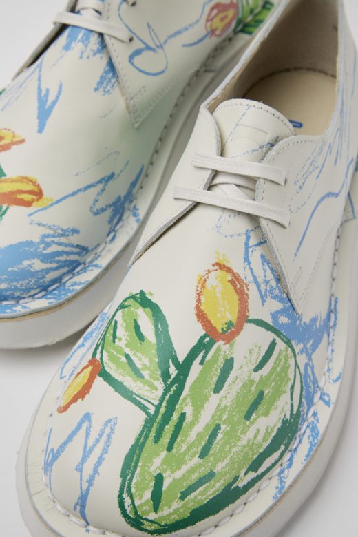 близанци беле одштампане кожне ципеле за жене ексклузивни кампер