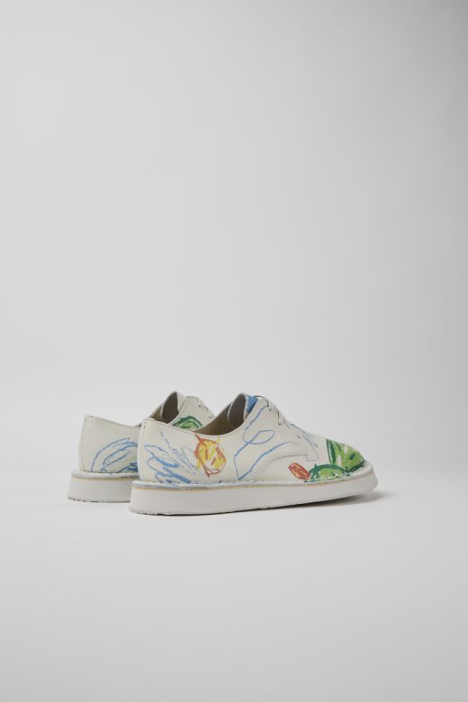 близанци беле одштампане кожне ципеле за жене ексклузивни кампер