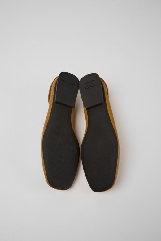 дизајн цаси мира браон кожне ципеле за жене кампер