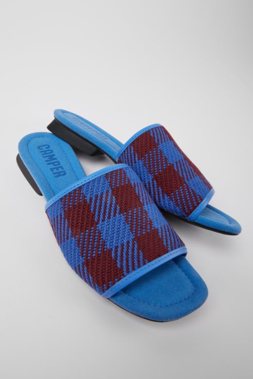 цампер цаси мира плаве и бордо сандале за жене новопридошле