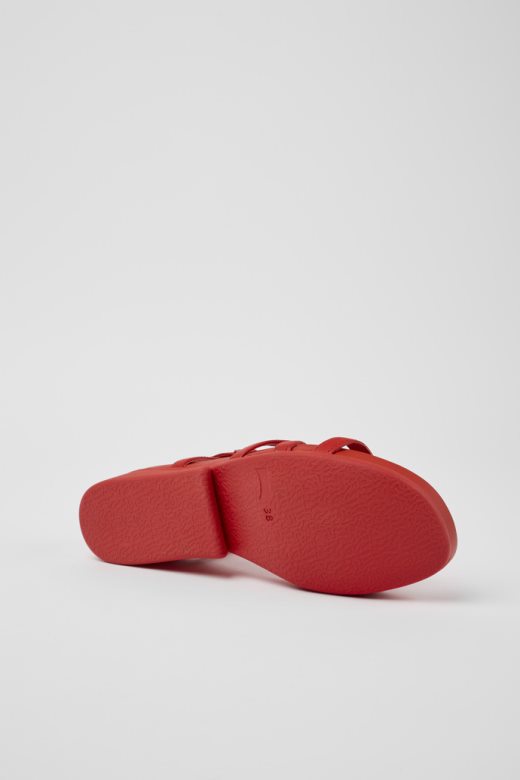 миникаах црвене кожне сандале за жене ексклузивни кампер