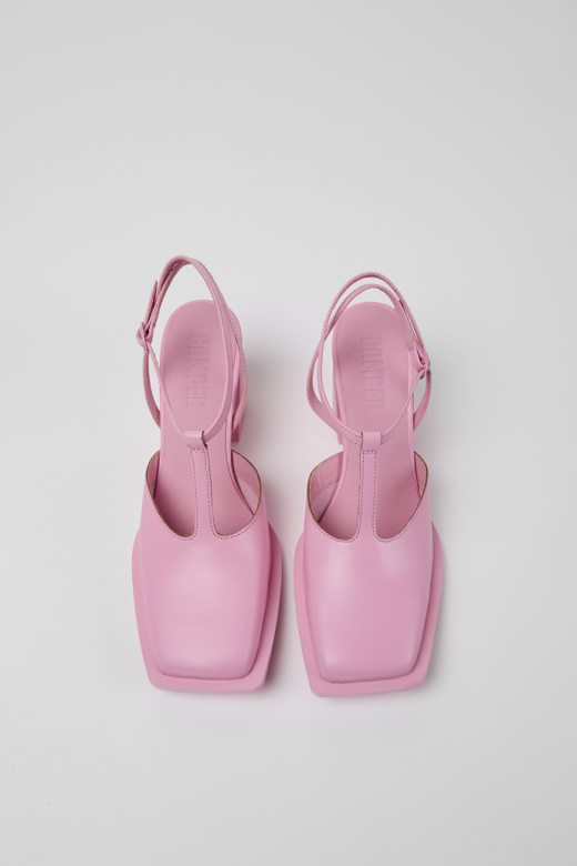 Ексклузивне кампер кароле ружичасте кожне т-бар ципеле за жене