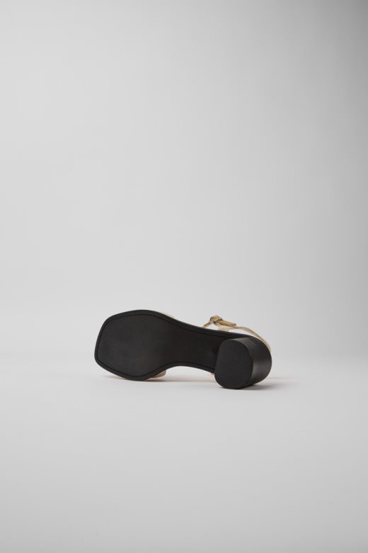 меда беж сандале од рециклаже конопље и памука за жене ексклузивни кампер