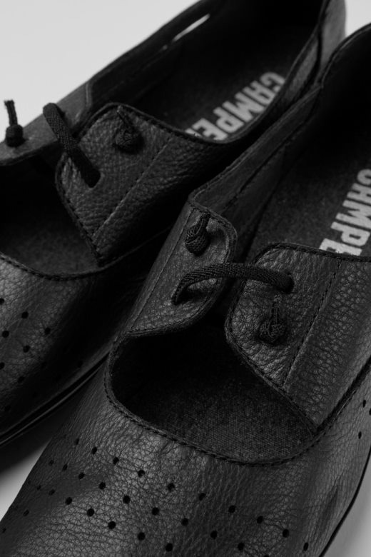 праве црне кожне ципеле за жене ексклузивни кампер