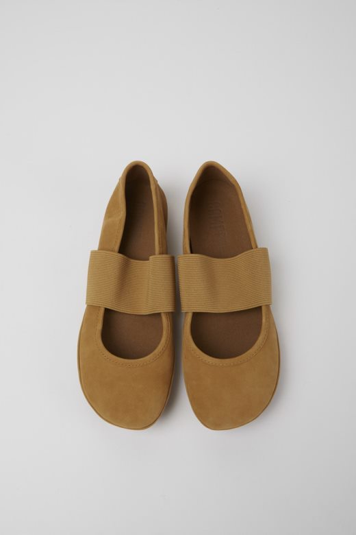 кампер дизајн праве браон ципеле од нубука за жене