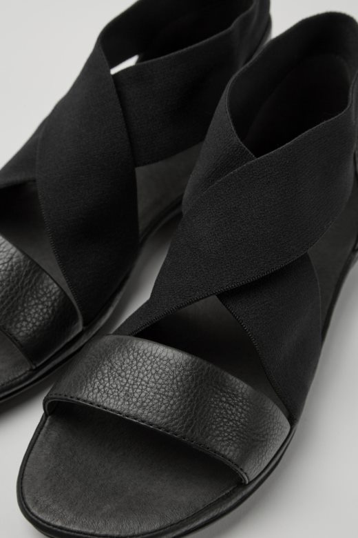 праве црне сандале за жене ексклузивни кампер