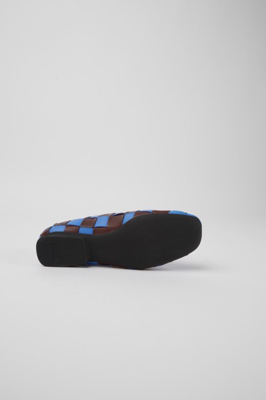 близанке плаве и бордо кожне ципеле за жене ексклузивни кампер