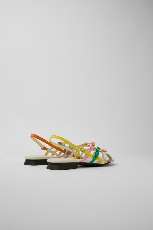 близанке разнобојне кожне сандале за жене ексклузивни кампер