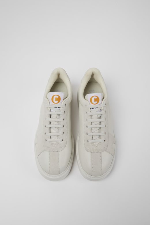 цампер десигн руннер к21 беле нефарбане коже патике за жене