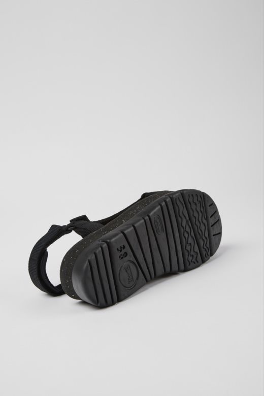 ексклузивне кампер оруга уп црне рециклажне сандале за кућне љубимце за жене