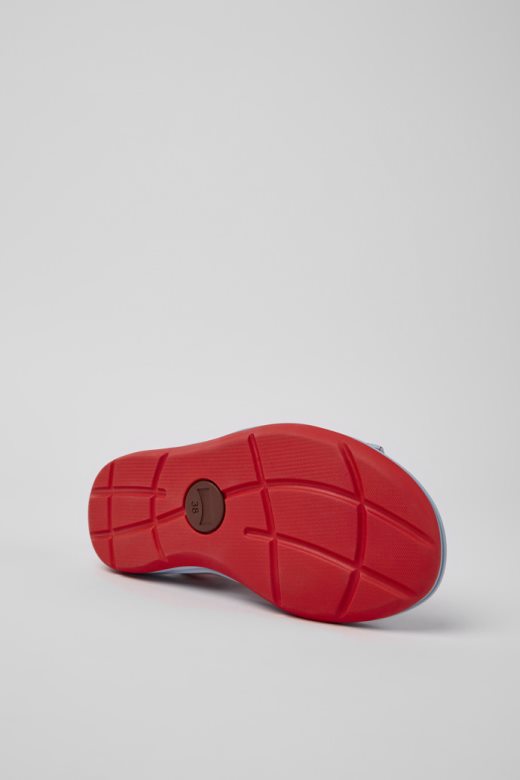 подударју црвене и плаве рециклажне сандале за кућне љубимце за жене ексклузивни кампер