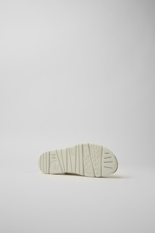 кампер оруга беле коже и рециклажне сандале за кућне љубимце за жене новопридошле