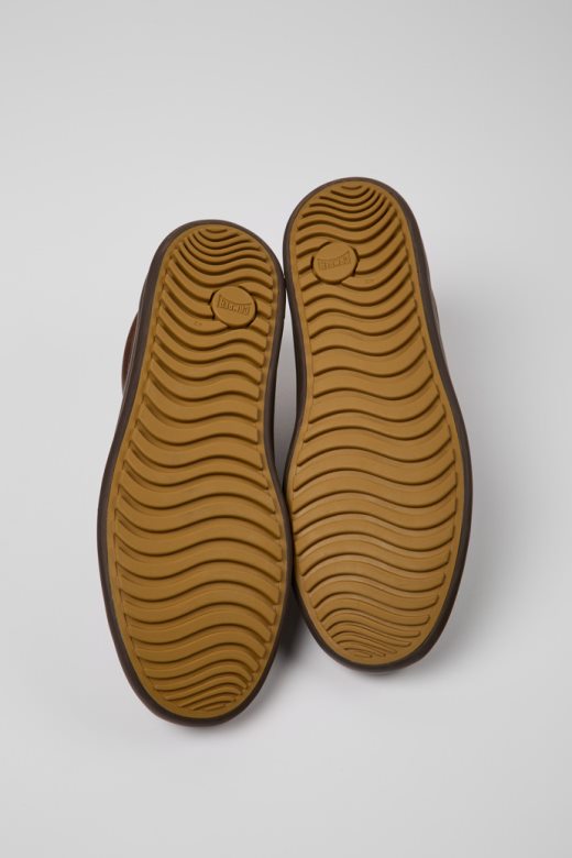 кампер дизајн шасија цасуал браон ципела на везице за мушкарце